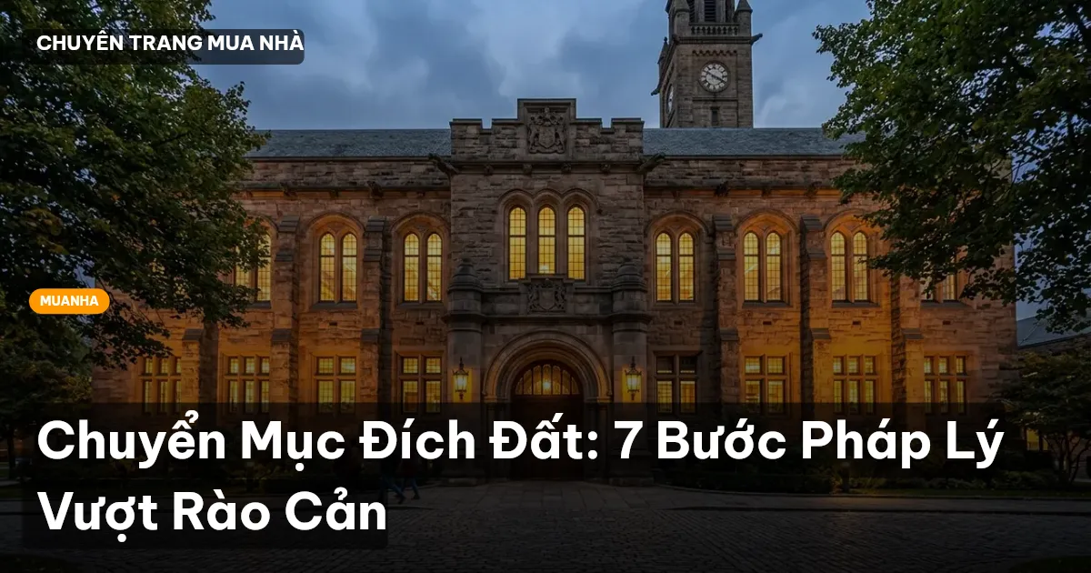 chuyển mục đích sử dụng đất