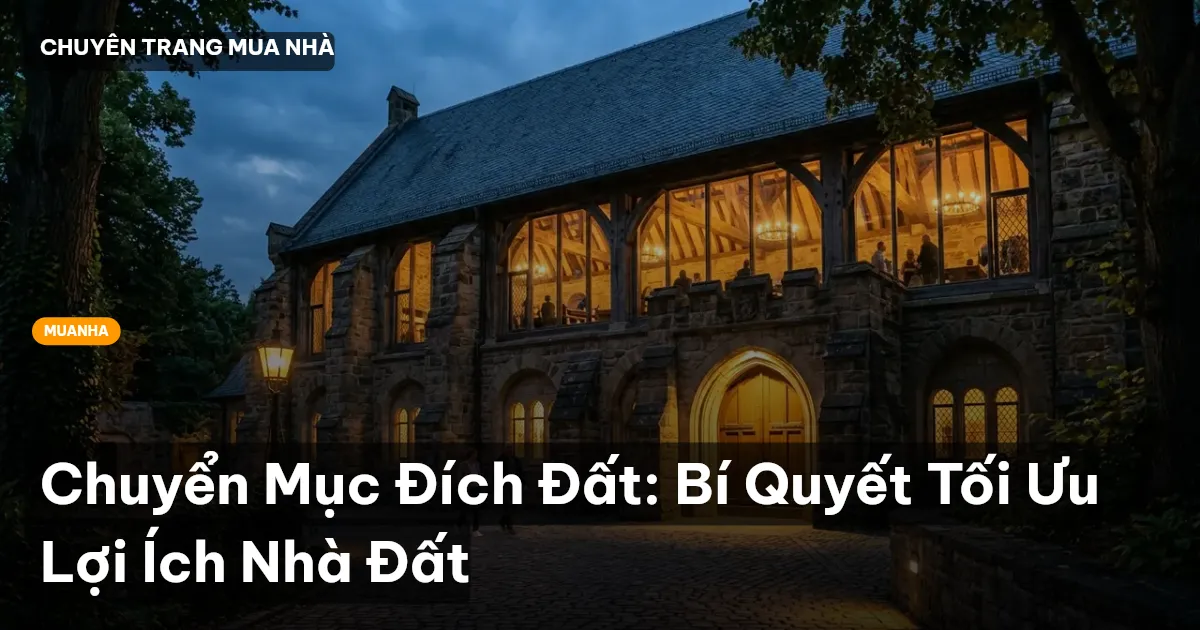 chuyển mục đích sử dụng đất