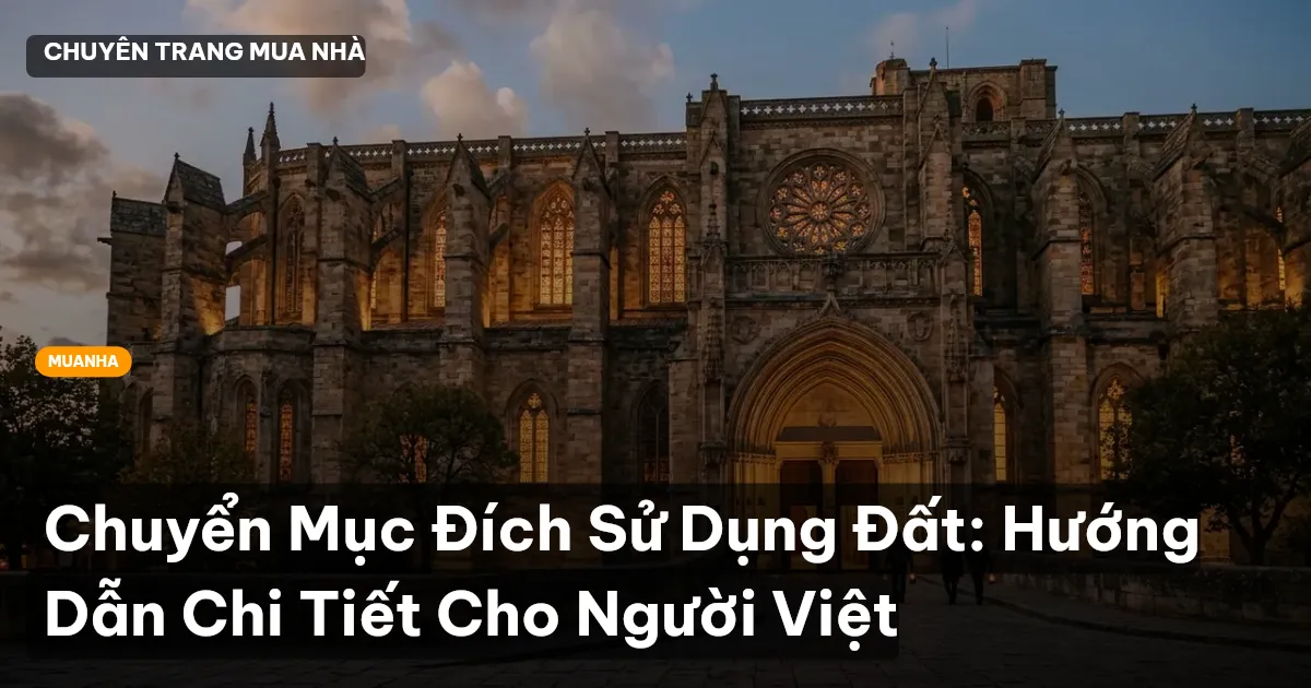 Chuyển Mục Đích Sử Dụng Đất: Hướng Dẫn Chi Tiết Cho Người Việt