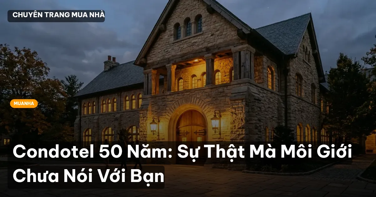 Condotel 50 Năm: Sự Thật Mà Môi Giới Chưa Nói Với Bạn