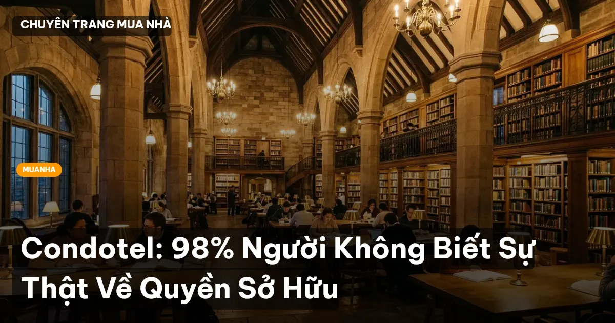 Condotel: 98% Người Không Biết Sự Thật Về Quyền Sở Hữu