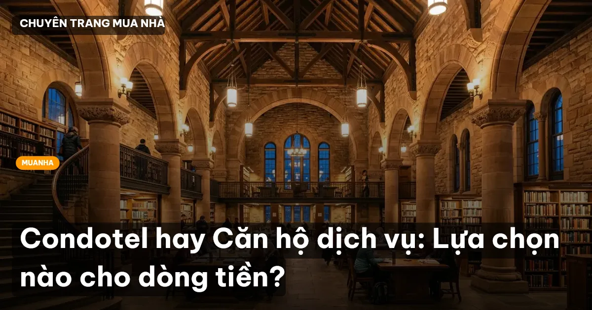 Condotel hay Căn hộ dịch vụ: Lựa chọn nào cho dòng tiền?