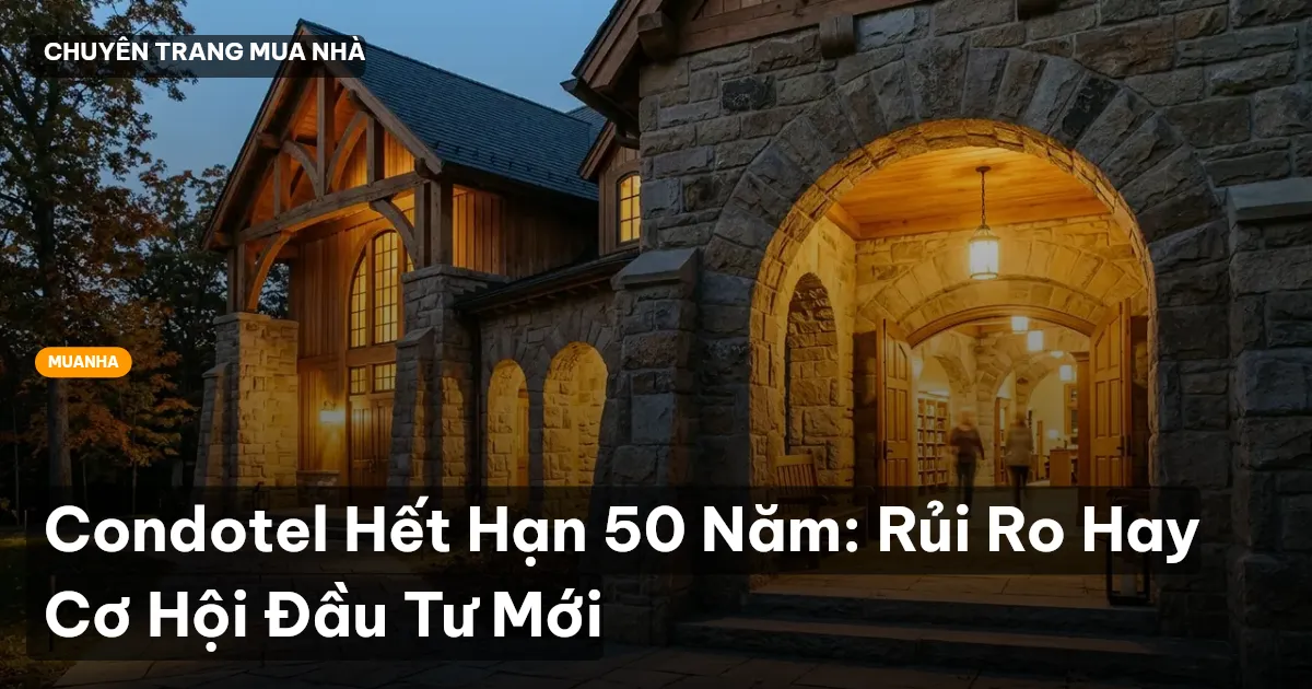 Condotel Hết Hạn 50 Năm: Rủi Ro Hay Cơ Hội Đầu Tư Mới