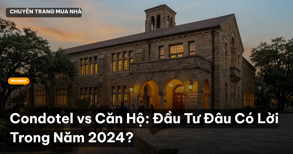 Condotel vs Căn Hộ: Đầu Tư Đâu Có Lời Trong Năm 2024?