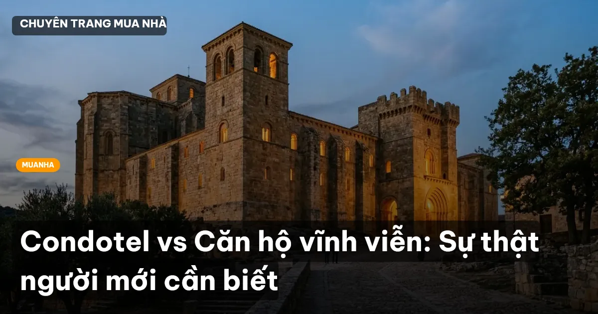 Condotel vs Căn hộ vĩnh viễn: Sự thật người mới cần biết