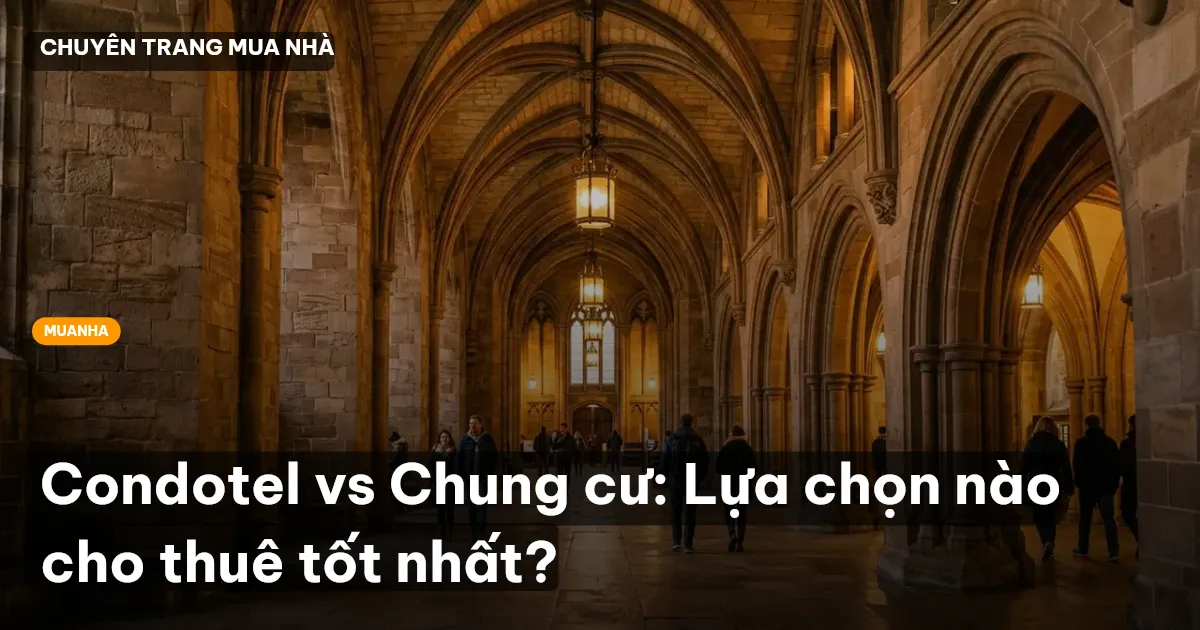 Condotel vs Chung cư: Lựa chọn nào cho thuê tốt nhất?