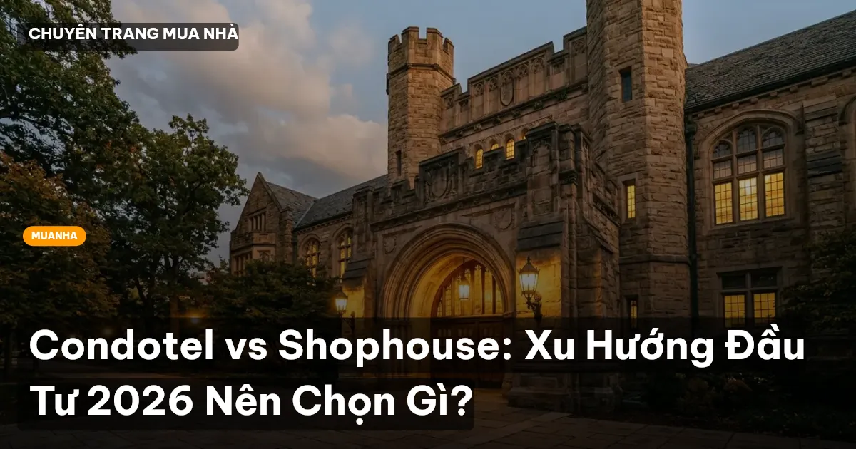condotel shophouse xu hướng đầu tư