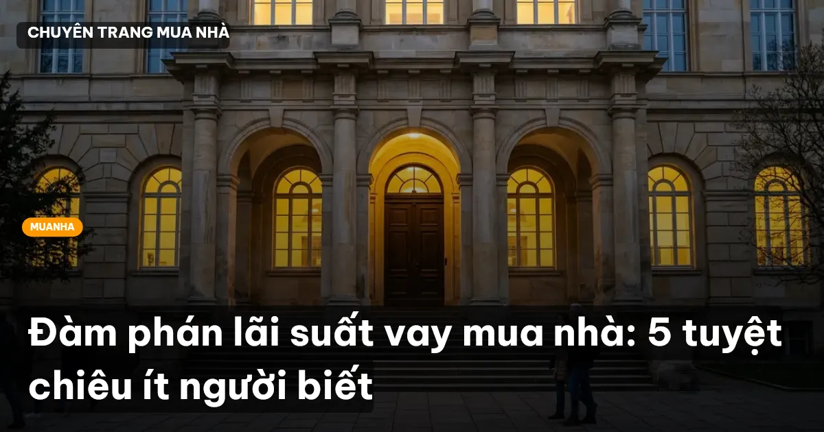 lãi suất vay mua nhà