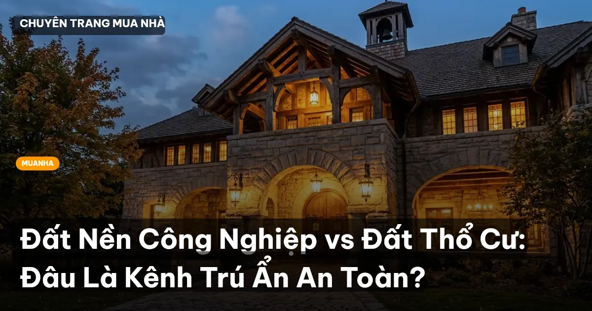 Đất Nền Công Nghiệp vs Đất Thổ Cư: Đâu Là Kênh Trú Ẩn An Toàn?