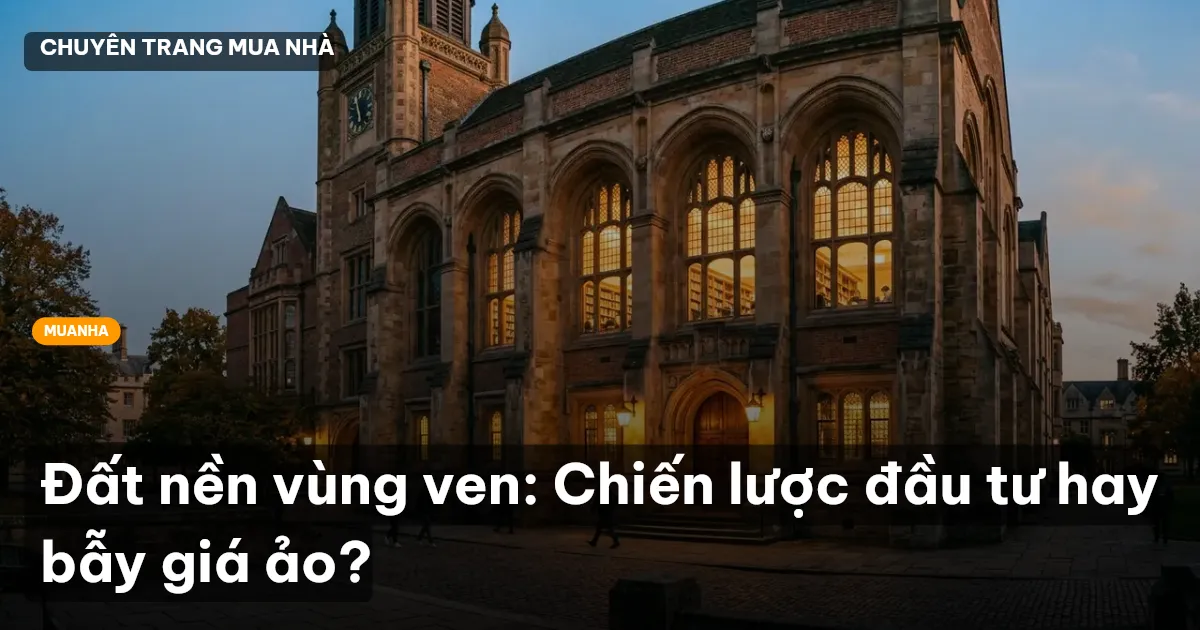 Đất nền vùng ven: Chiến lược đầu tư hay bẫy giá ảo?