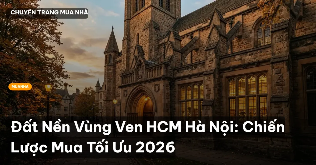 Đất Nền Vùng Ven HCM Hà Nội: Chiến Lược Mua Tối Ưu 2026