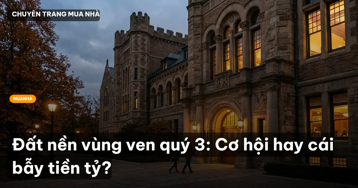 Đất nền vùng ven quý 3: Cơ hội hay cái bẫy tiền tỷ?