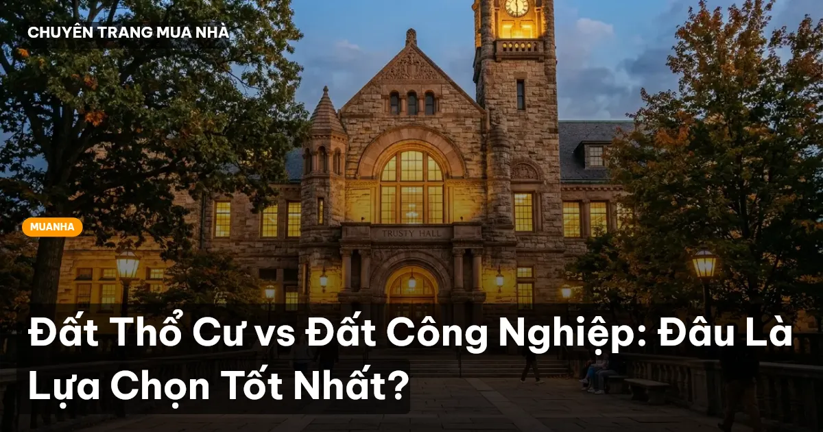Đất Thổ Cư vs Đất Công Nghiệp: Đâu Là Lựa Chọn Tốt Nhất?