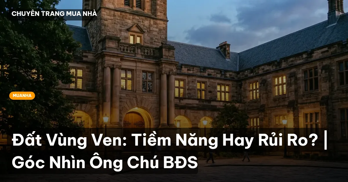 đầu tư đất vùng ven