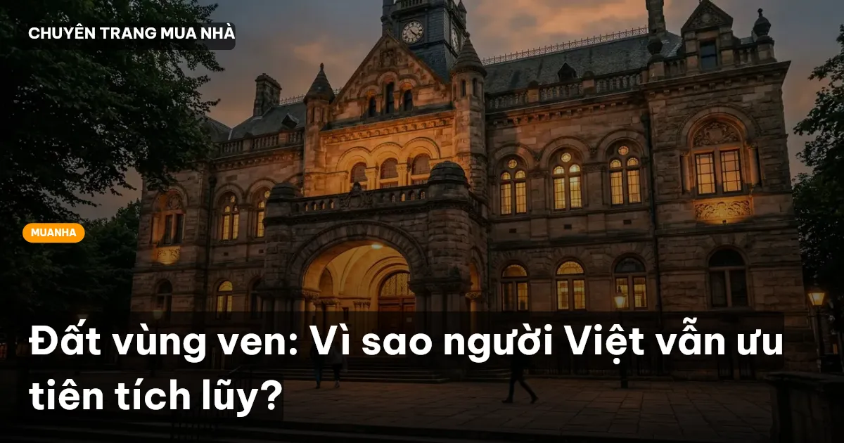 Đất vùng ven: Vì sao người Việt vẫn ưu tiên tích lũy?