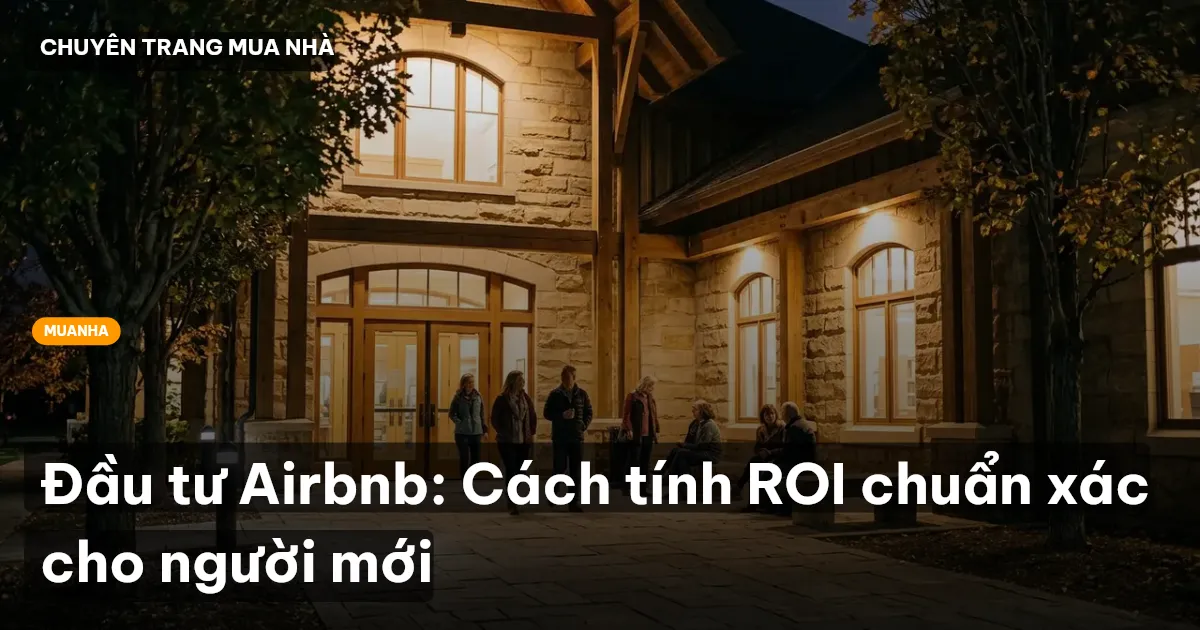 Đầu tư Airbnb: Cách tính ROI chuẩn xác cho người mới