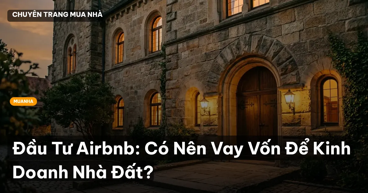 Đầu Tư Airbnb: Có Nên Vay Vốn Để Kinh Doanh Nhà Đất?