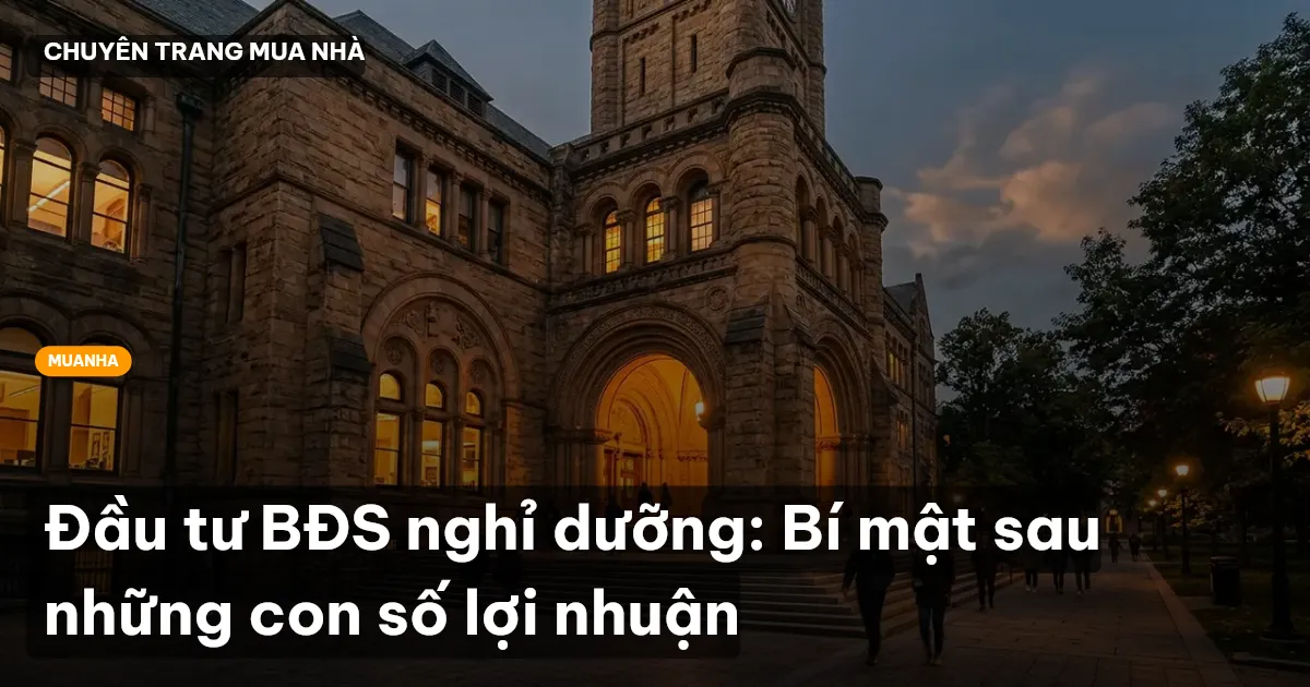 Đầu tư BĐS nghỉ dưỡng: Bí mật sau những con số lợi nhuận