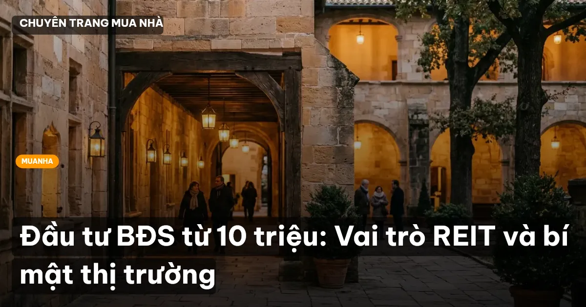Đầu tư BĐS từ 10 triệu: Vai trò REIT và bí mật thị trường