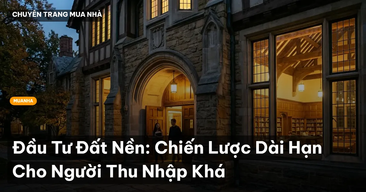 Đầu Tư Đất Nền: Chiến Lược Dài Hạn Cho Người Thu Nhập Khá