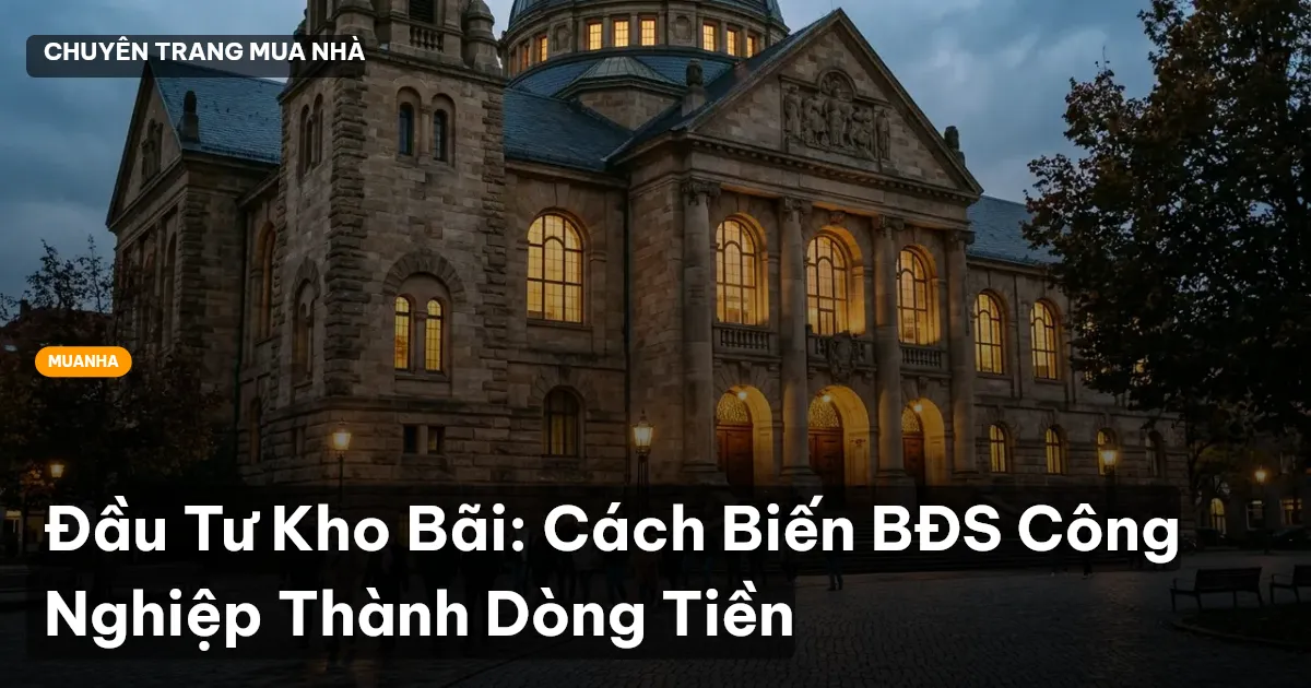 Đầu Tư Kho Bãi: Cách Biến BĐS Công Nghiệp Thành Dòng Tiền