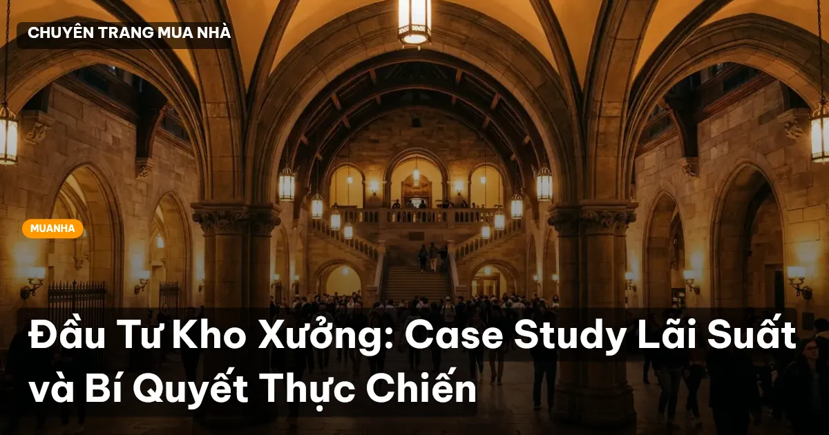 Đầu Tư Kho Xưởng: Case Study Lãi Suất và Bí Quyết Thực Chiến