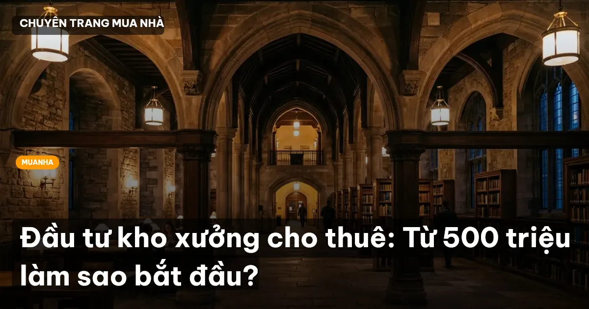 đầu tư kho xưởng