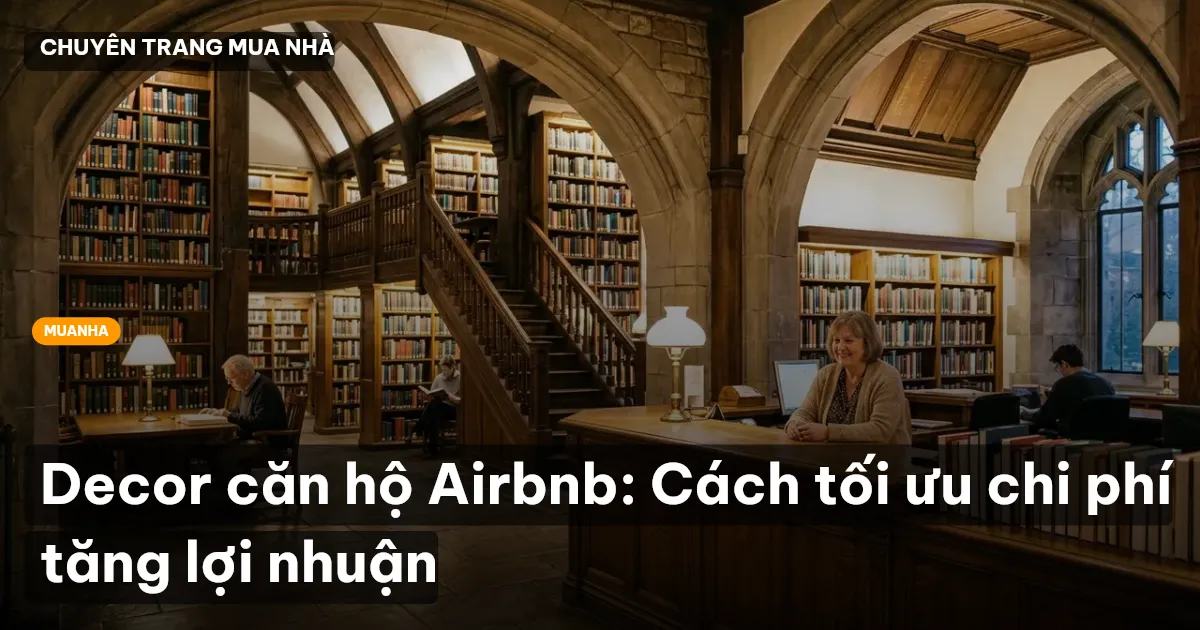 Decor căn hộ Airbnb: Cách tối ưu chi phí tăng lợi nhuận