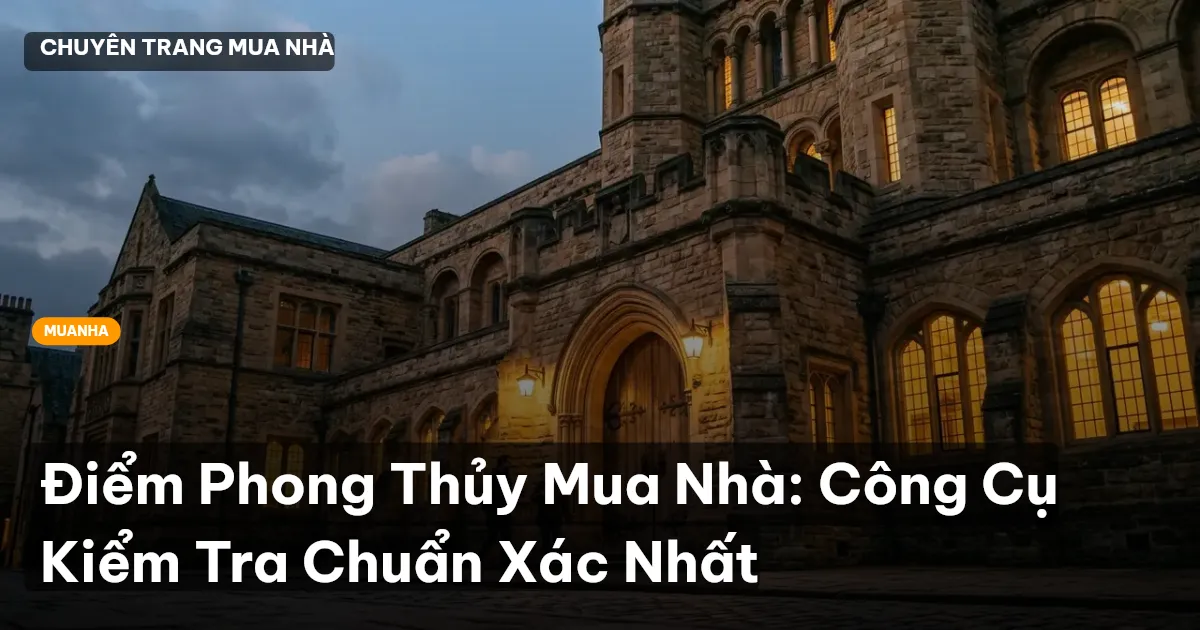 phong thủy mua nhà