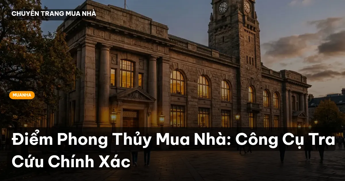 phong thủy mua nhà