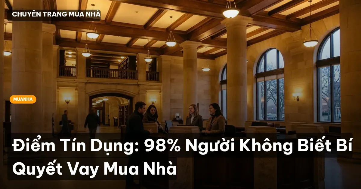 Điểm Tín Dụng: 98% Người Không Biết Bí Quyết Vay Mua Nhà