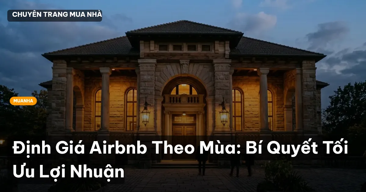 Định Giá Airbnb Theo Mùa: Bí Quyết Tối Ưu Lợi Nhuận