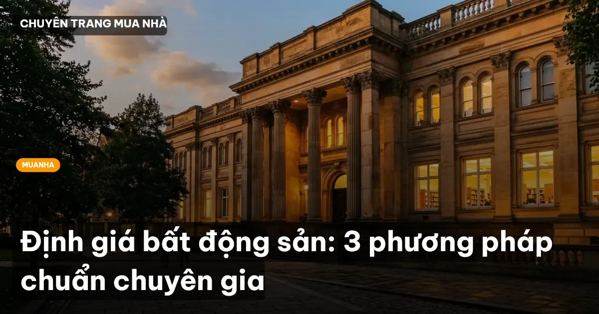 Định giá bất động sản: 3 phương pháp chuẩn chuyên gia