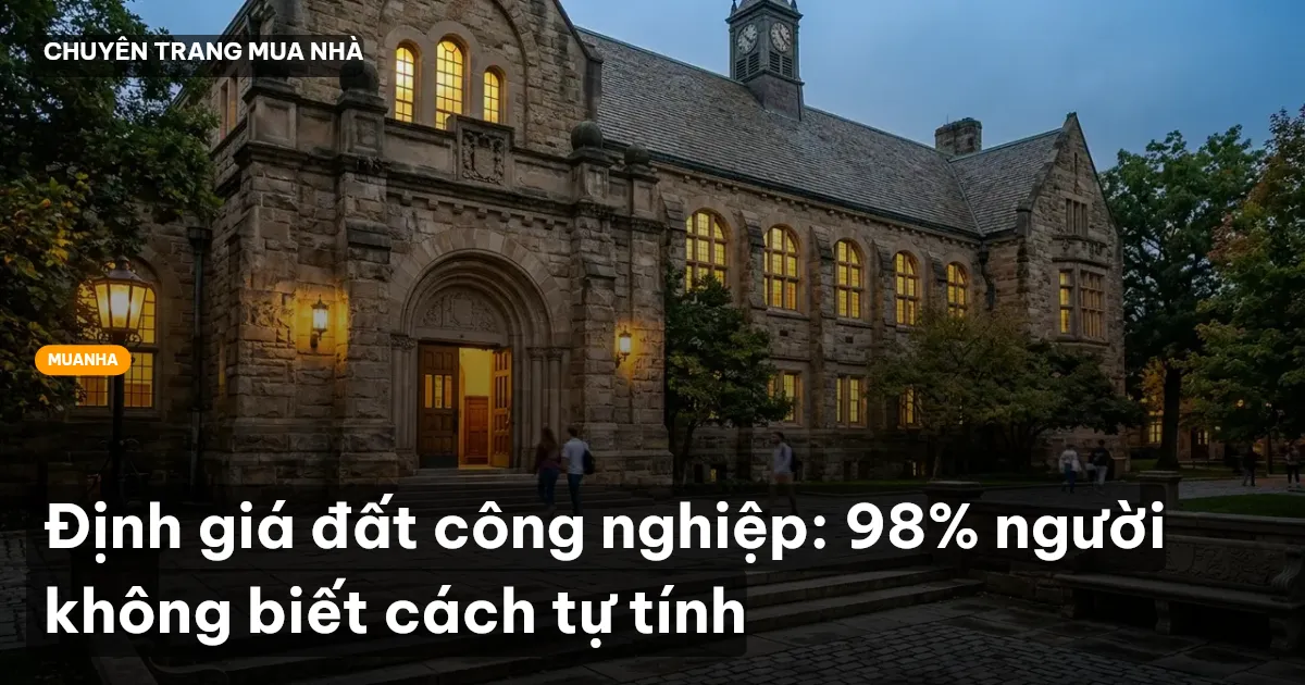 Định giá đất công nghiệp: 98% người không biết cách tự tính