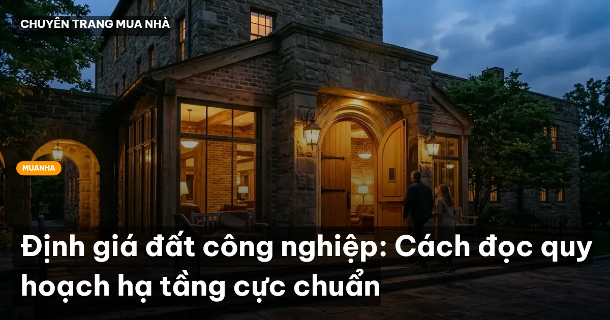 Định giá đất công nghiệp: Cách đọc quy hoạch hạ tầng cực chuẩn