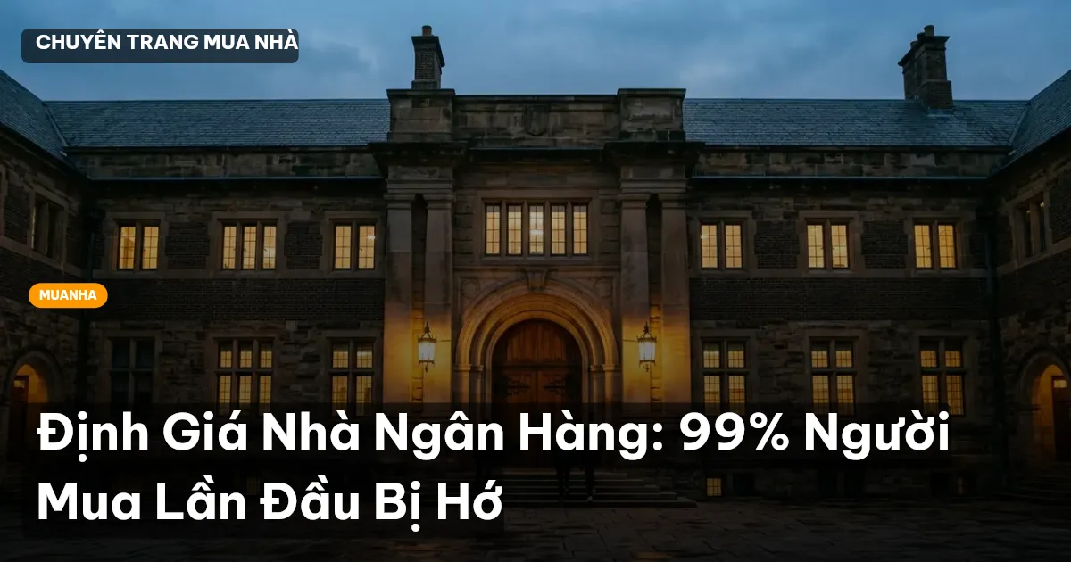 Định Giá Nhà Ngân Hàng: 99% Người Mua Lần Đầu Bị Hớ
