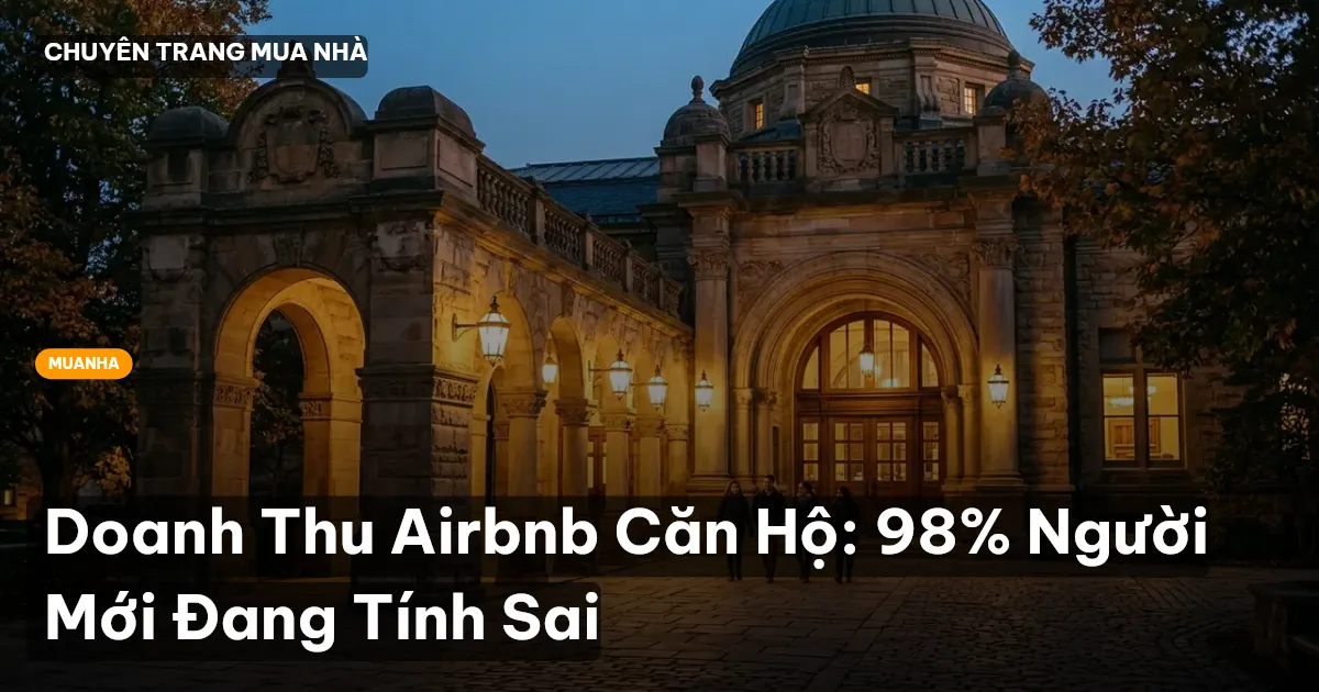 Doanh Thu Airbnb Căn Hộ: 98% Người Mới Đang Tính Sai