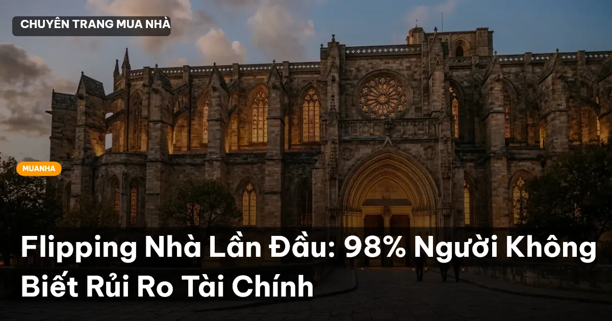 Flipping Nhà Lần Đầu: 98% Người Không Biết Rủi Ro Tài Chính