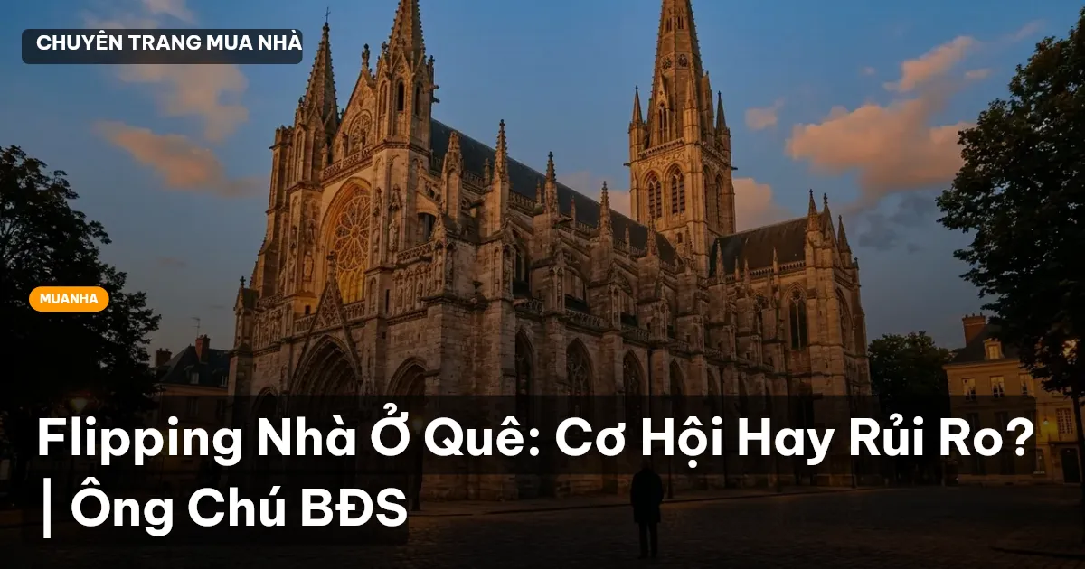 Flipping Nhà Ở Quê: Cơ Hội Hay Rủi Ro? | Ông Chú BĐS