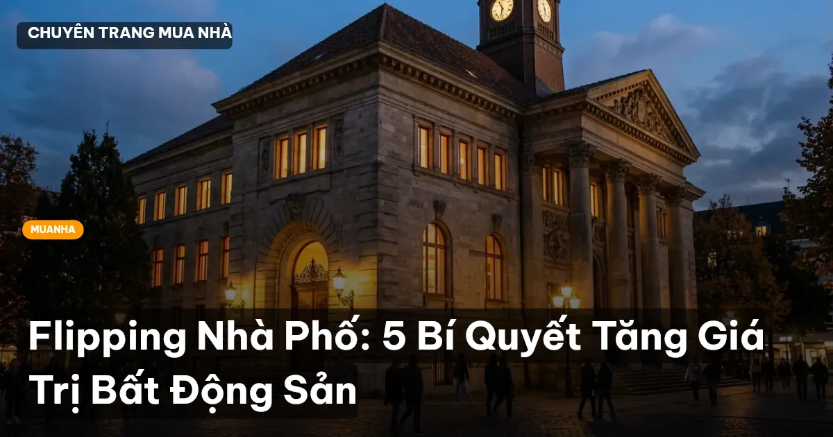flipping nhà phố