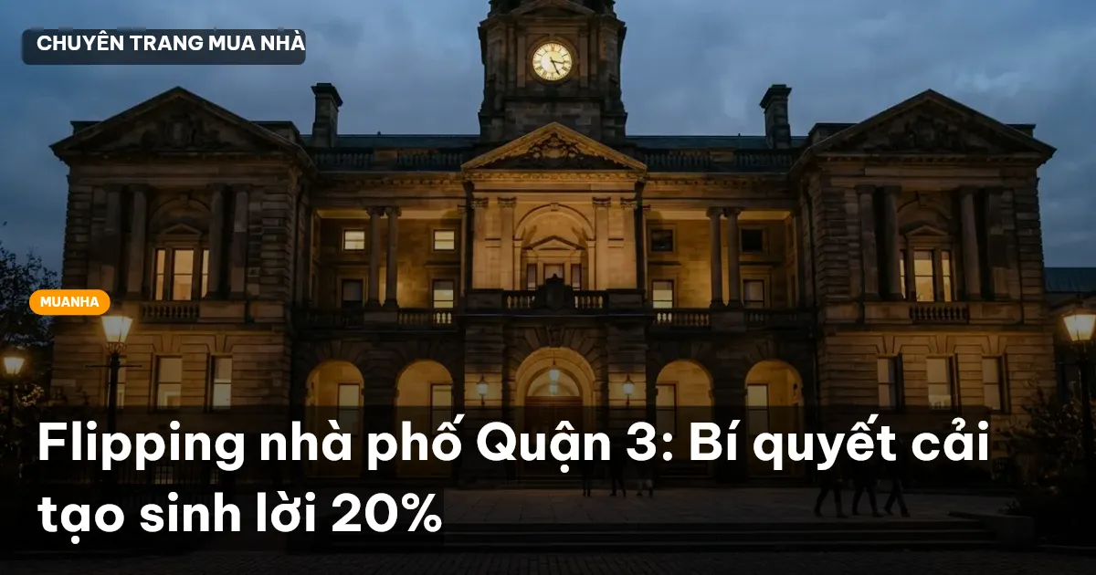 flipping nhà phố