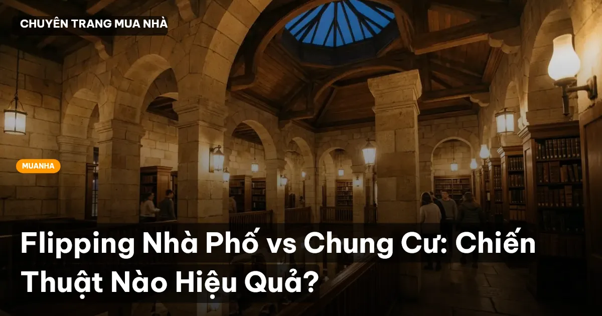 Flipping Nhà Phố vs Chung Cư: Chiến Thuật Nào Hiệu Quả?