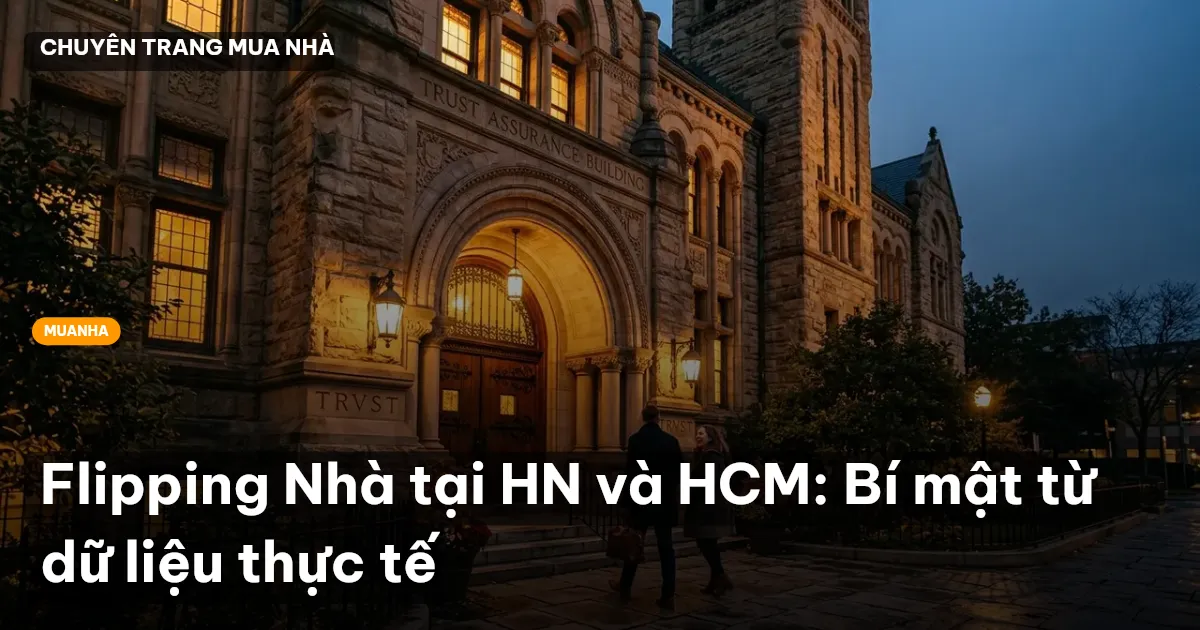 Flipping Nhà tại HN và HCM: Bí mật từ dữ liệu thực tế