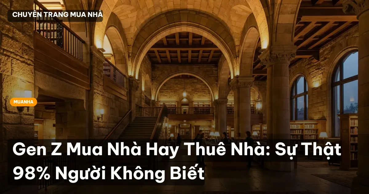 Gen Z Mua Nhà Hay Thuê Nhà: Sự Thật 98% Người Không Biết