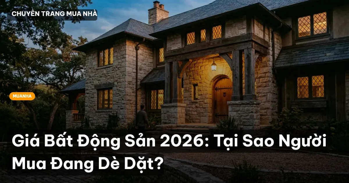 Giá Bất Động Sản 2026: Tại Sao Người Mua Đang Dè Dặt?