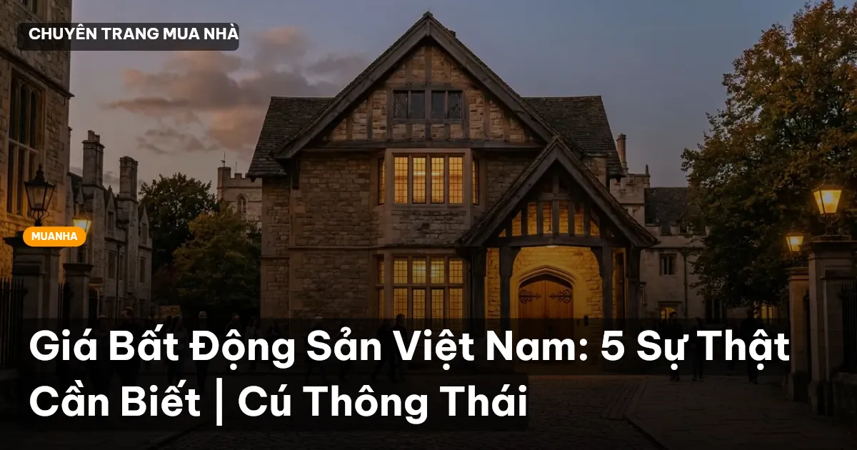 Giá Bất Động Sản Việt Nam: 5 Sự Thật Cần Biết | Cú Thông Thái