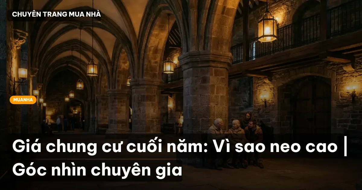 Giá chung cư cuối năm: Vì sao neo cao | Góc nhìn chuyên gia