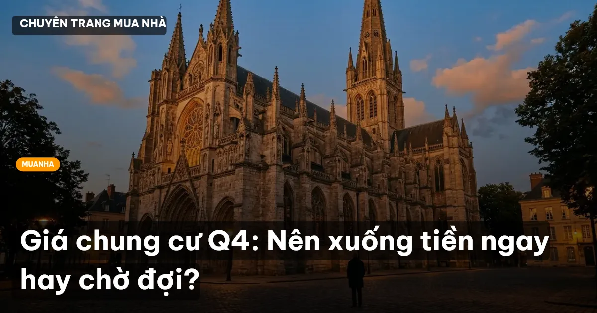 Giá chung cư Q4: Nên xuống tiền ngay hay chờ đợi?