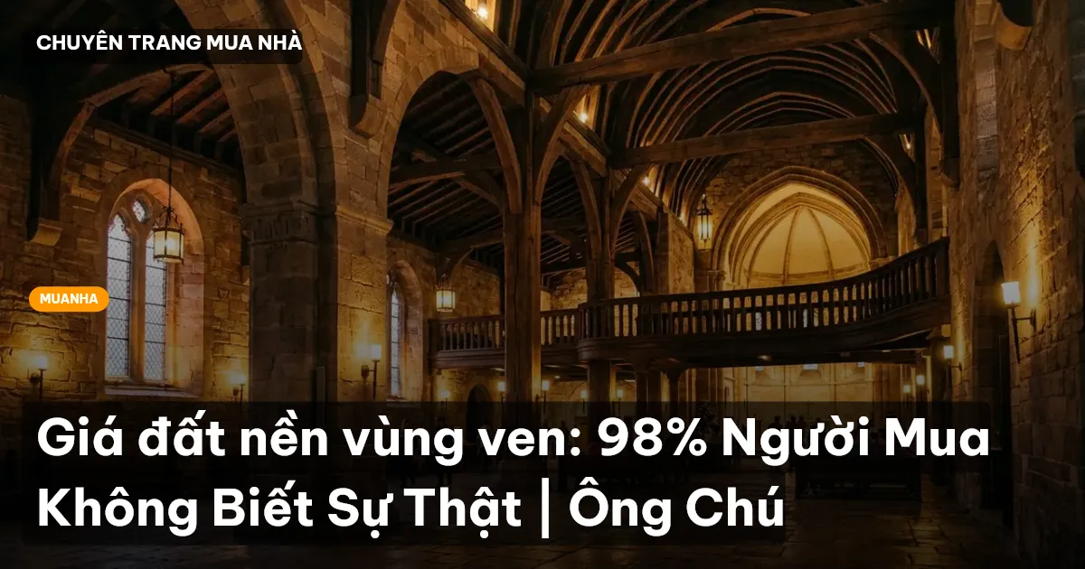 Giá đất nền vùng ven: 98% Người Mua Không Biết Sự Thật | Ông Chú
