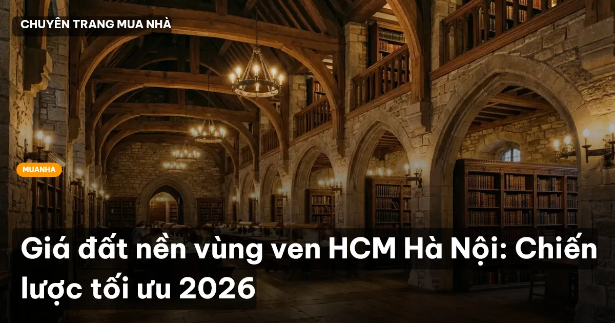 Giá đất nền vùng ven HCM Hà Nội: Chiến lược tối ưu 2026